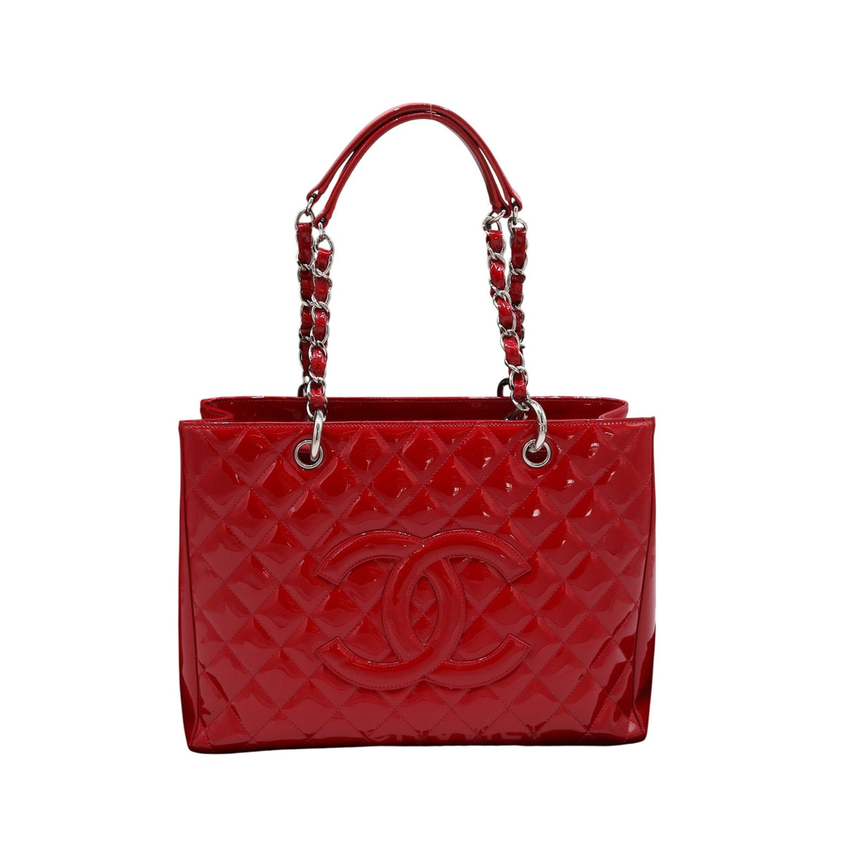 Matelasse Grand Shopping Tote A50995 Red