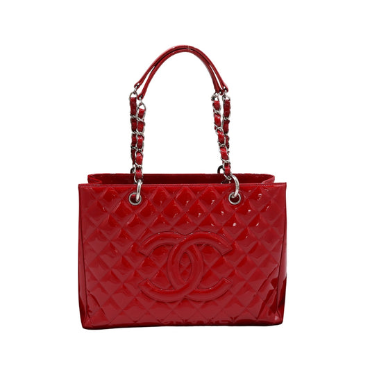 Matelasse Grand Shopping Tote A50995 Red